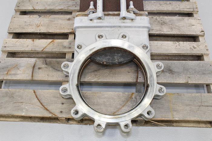 Used True Line 14" Hand Operated Knife Gate Valve #43965