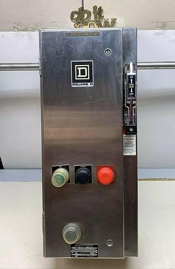 Used Square D Combination Starter NEMA Size 0-4 Type 5 Starter Relay SS Enclosure