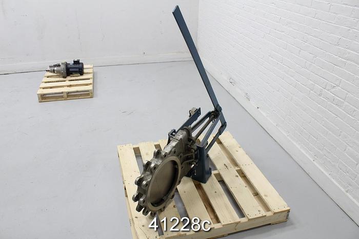 Unused Dezurik 12" Hand Operated Knife Gate Valve #41228