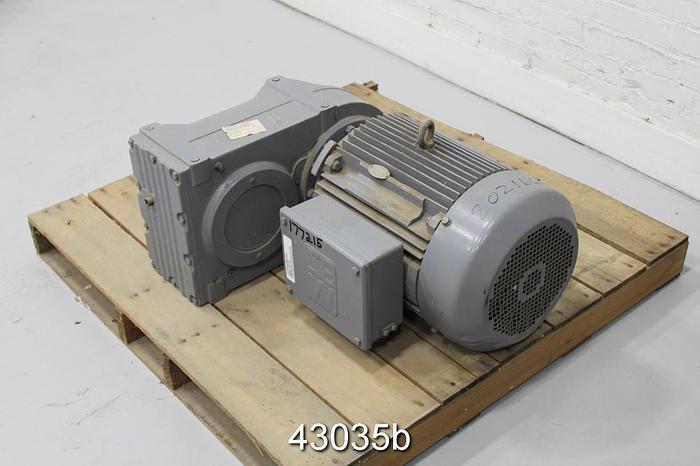 Unused Sew Eurodrive 20 Hp A/C Motor With Gear Drive #43035
