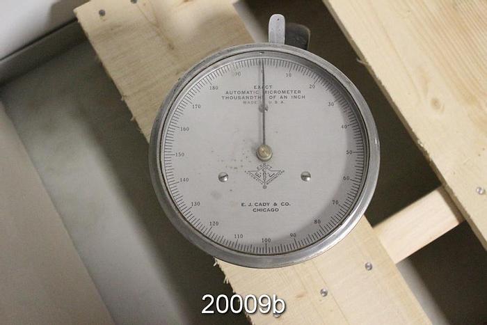 Used Ej Cady  Automatic Micrometer, 0-.200 In. Scale #20009