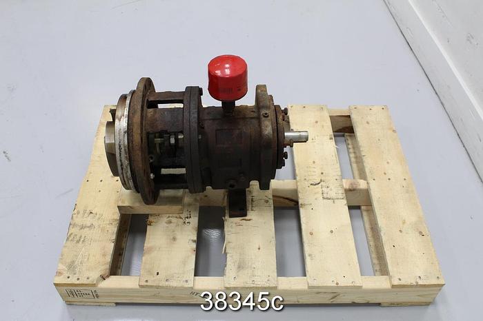 Used Goulds 3196 MT Pump Power End with Stainless Steel Stuffing Box and 5-vane Stainless Steel Impeller #38345