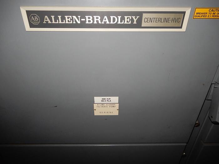 Used 2400V ROCKWELL AUTOMATION ALLEN BRADLEY MOTOR STARTER SECTION