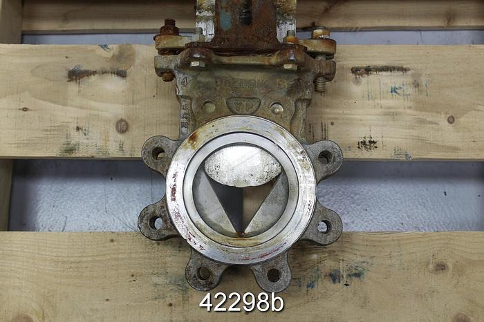 Used Dezurik 4" Air Operated V-Port Valve #42298