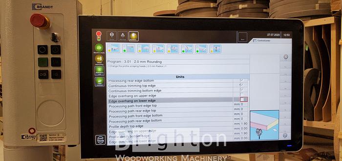 Used 2016 Homag Brandt KDF 440C, Used Edgebander