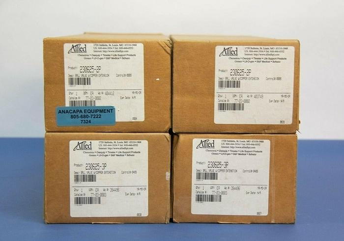 Allied 230625-2P, 230625-3P Ball Valve w/ Copper Extension NEW LOT OF 4 (7324)R