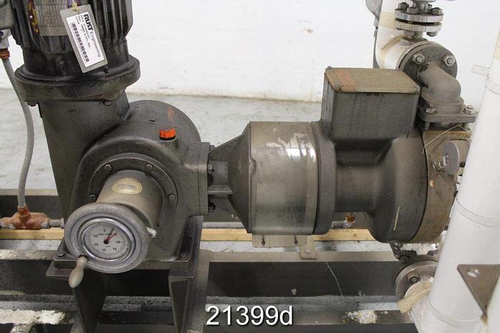 Used Bran & Luebbe Chemical Metering System With Three Pumps #21399