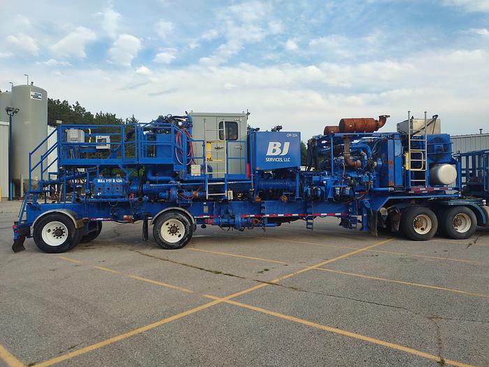Used 2014 Cement Double Pump Trailer, BJ