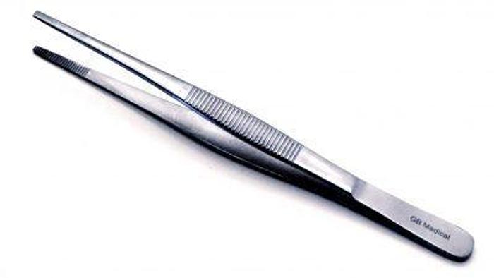 Used Forceps Tissue Dissecting Standard Point Plain 150mm (6in)