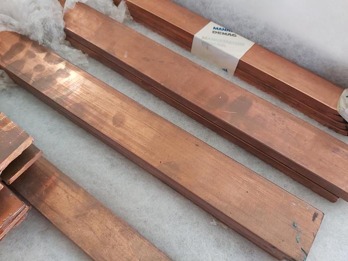 Gebraucht 56 kg Elektro Kupferschienen, 30 x 5mm, 40 x 10mm, ,  gebraucht