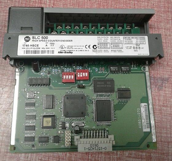 Used Allen Bradley SLC 500 1746-HSCE Series A High Speed Counter Encoder