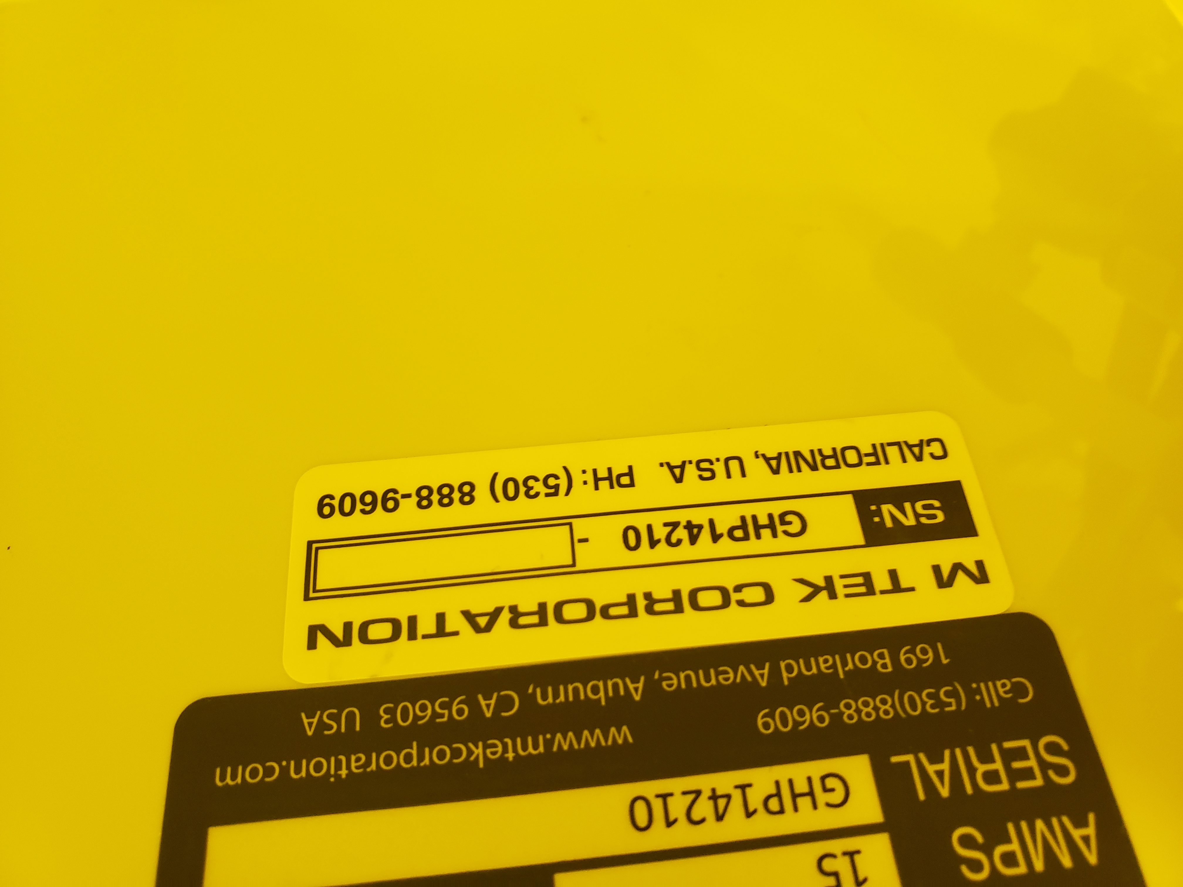 Used Mtek Corp SRD 4300S (single bolt rotor mounting), with digital controller