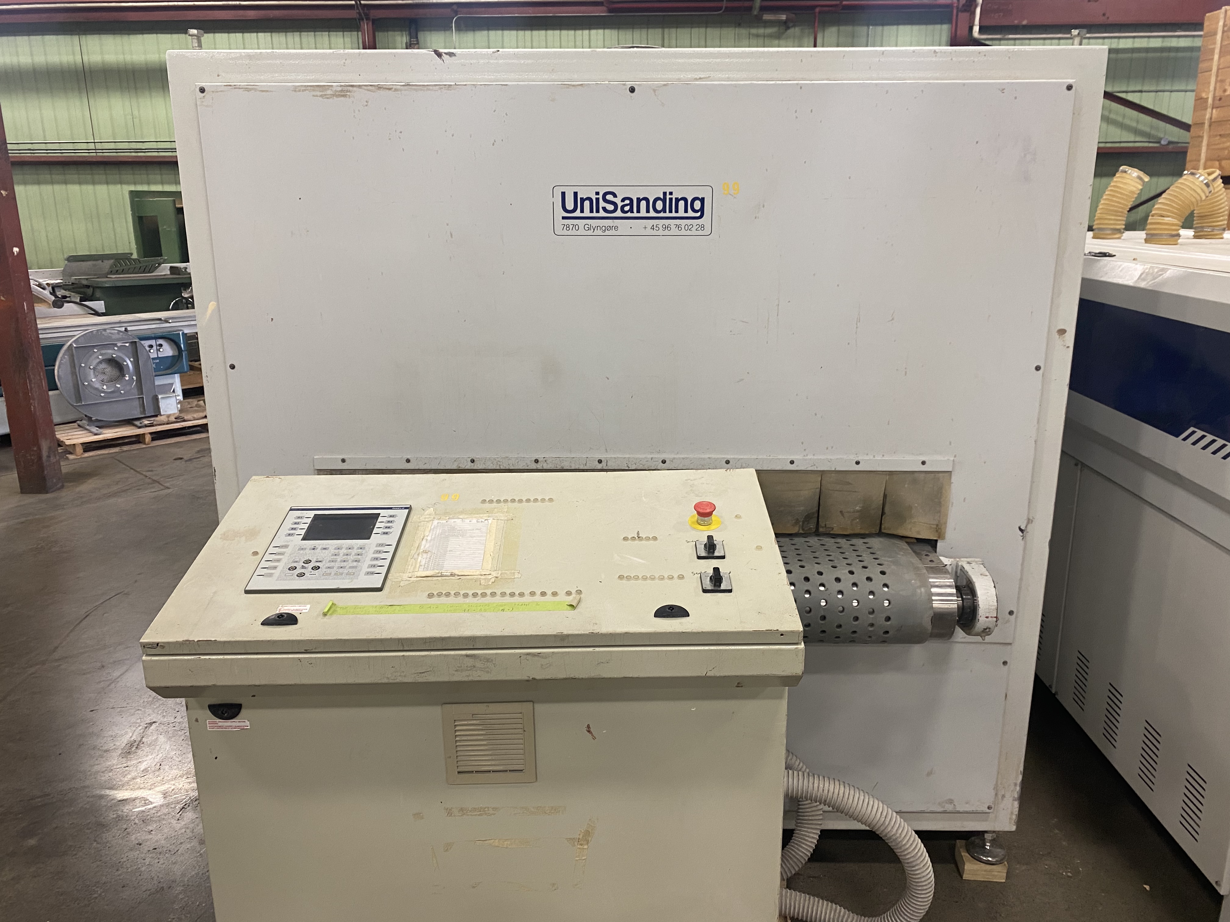 Used 2003 Unisanding Cross Sander 2.4.0 k.v. + 1.2.0.V