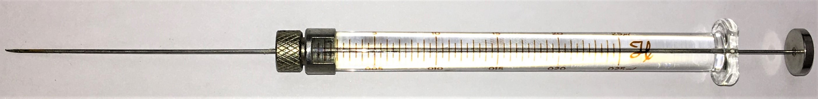 New Open Box Hamilton 80230 Gastight #1702RN Injection Syringe - 25 µL