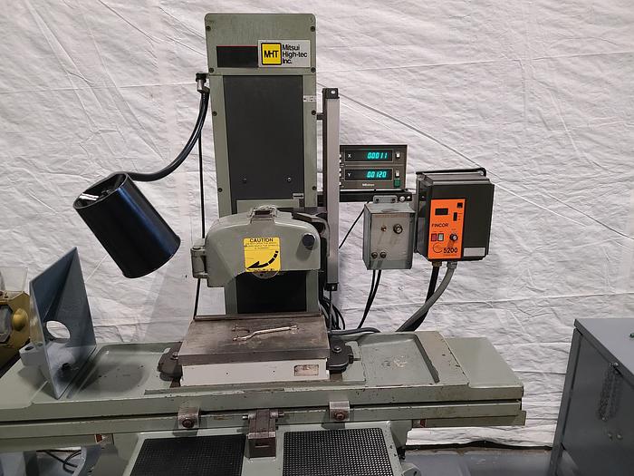 Used Mitsui High-Tec MHT 6 x 12 Precision Surface Grinder 200MH DRO Vari-speed Electric Chuck LOADED!