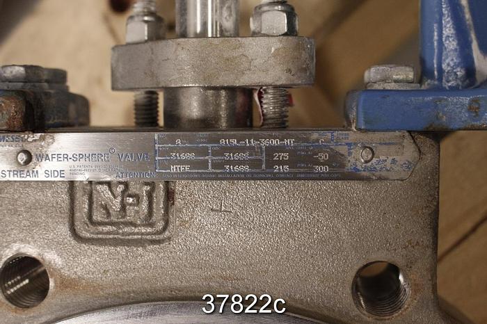 Used Neles Jamesbury 8" Hand Operated Butterfly Valve, 8 815l-11-3600MT #37822