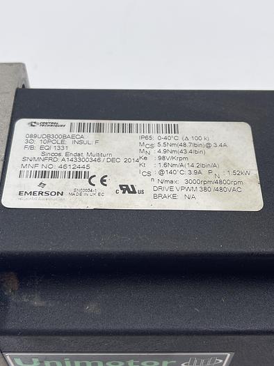 Used Control Techniques 089UDB300BAECA