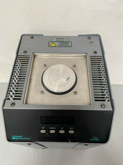Used Fluke Hart Scientific Model 7103 Micro Temperature Calibration Bath -30°to 125°C
