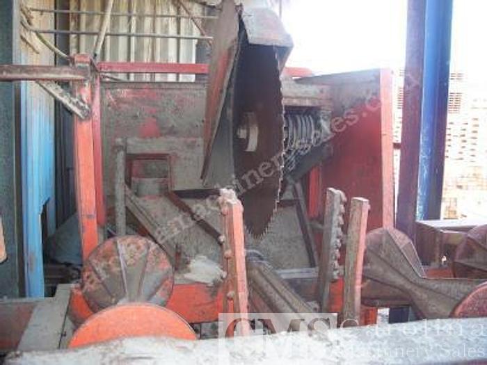 Used UNKNOWN CHOP SAW W/ LINE FEED DECK