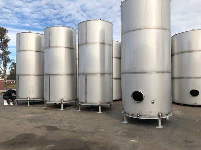 3,175 Gallon Stainless Steel Vertical Tank