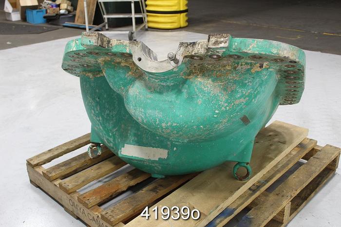 Used Sulzer ZPP32-400 Split Case Pump, SS Casing, 7-Vane 18.25" Impeller #41939