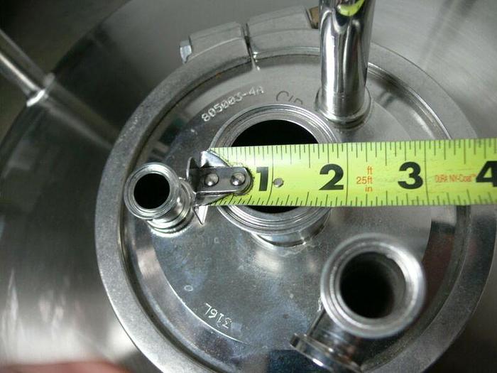 Used Lot of 4 Precision 200 Liter 316 Stainless Steel  Pressure Vessel 100 PSI @ 302F