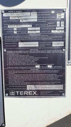 Used 2020 International MV607 Terex XT PRO 60/70 Forestry Truck - M48386