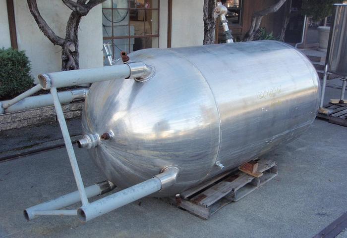 Used Kettle, 600 Gallon, S/st, Jkt, Vac, #S741589