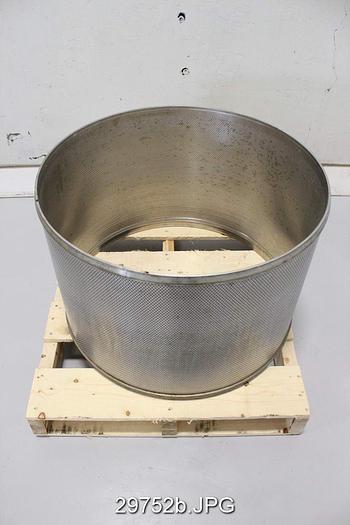 Used Bird 10 Outer Pressure Screen Basket, 0.085 Slots #29752