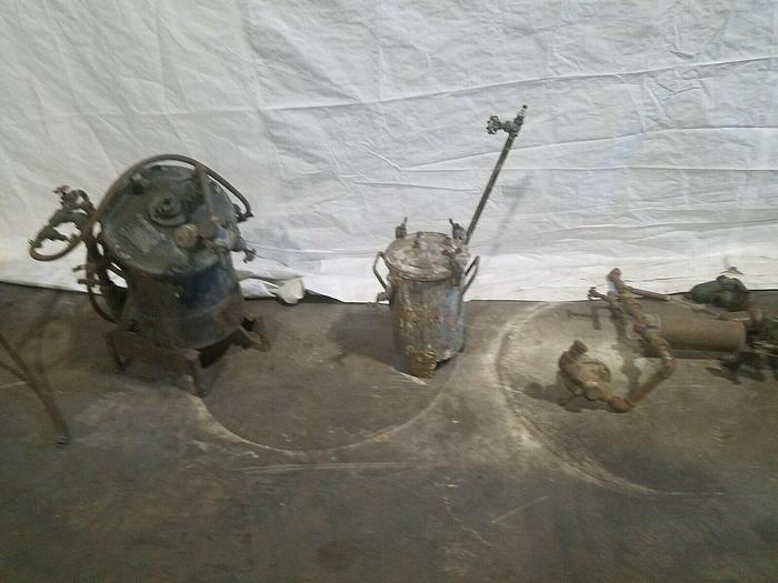 Used Greco Mixing Pressure Paint Tanks Four Total One Price