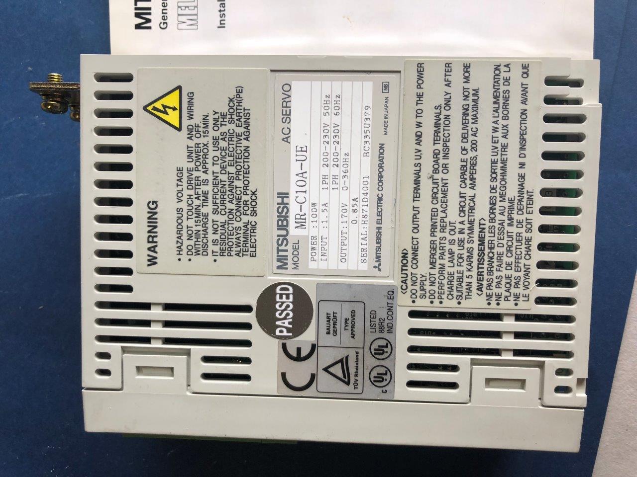 Mitsubishi MR-C10A-UE Melservo AC Servo Drive - New in Box