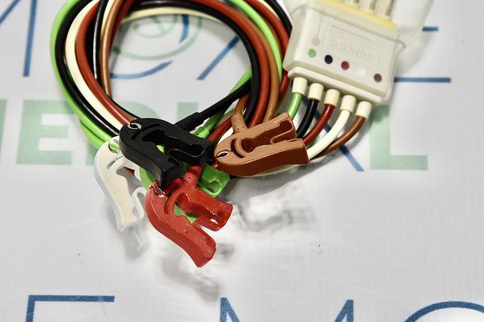 Used Philips 989803152051 5-Lead Set Grabber AAMI