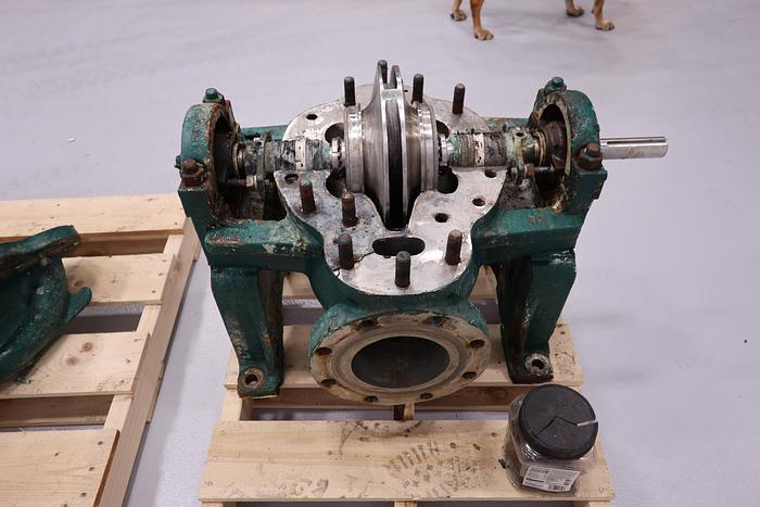 Used Goulds 3405 4x6x12 Pump, Stainless Steel Casing #43844