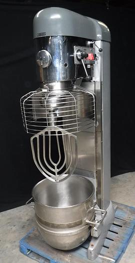 Used USED HOBART® TALL-BOY 140-QUART MIXER WITH BOWL GUARD, MODEL NO. V-1401