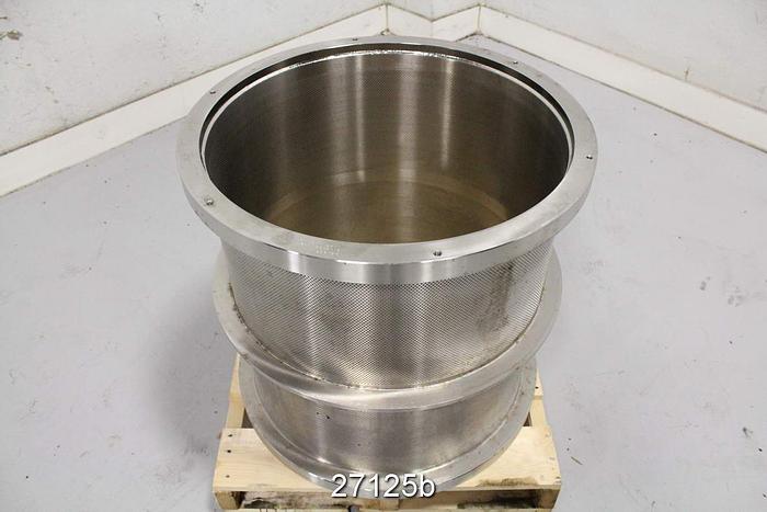 Unused Black Clawson UV300 Screen Basket, .062" Holes Not A Profiled Basket, Unused. #27125