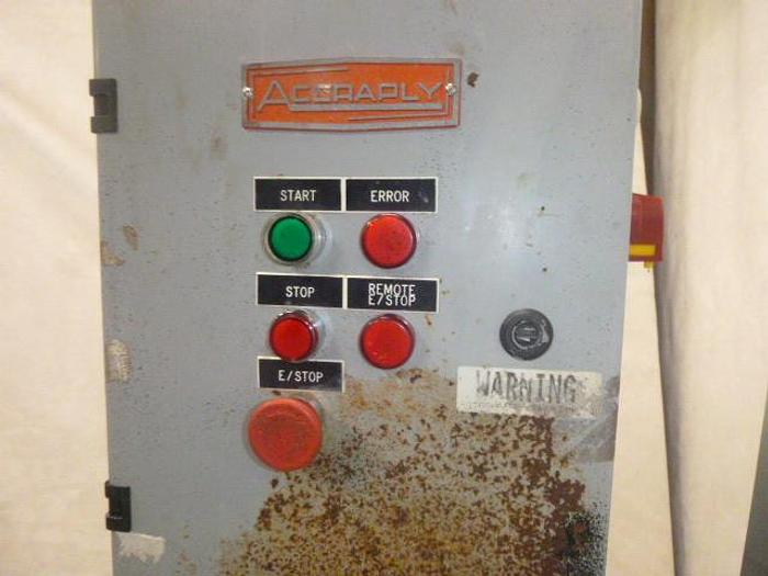 Used Accraply Labeling Conveyor, Md#ALS230