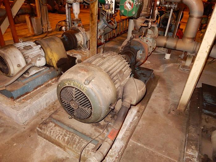 Used WORTHINGTON D-LINE PUMP SIZE 3X2X13 WITH 100 HP MOTOR