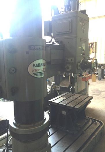 Used 1984 Supermax Kao Ming KMR-1250 Radial Drill | 4' x 13", 5MT SPINDLE, 24" x 6" BOX TABLE