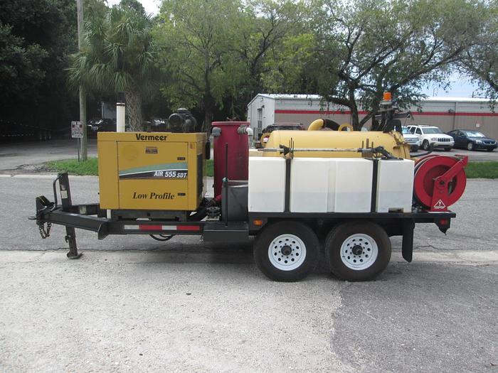 Used 2011 Vermeer Low Profile Air 555 SDT Vacuum Trailer.