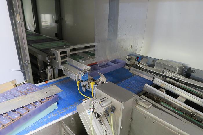 Used Aasted Frozen Cone Chocolate Moulding Line