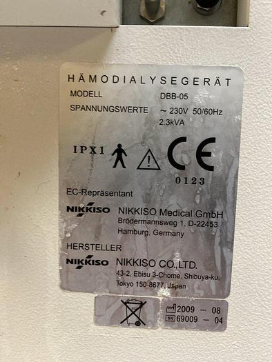 Gebraucht NIKKISO DBB-05 Dialysesystem