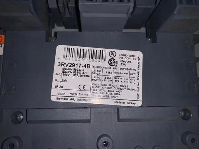 3-pole busbar phase 129mm 3RV2917-4B Siemens