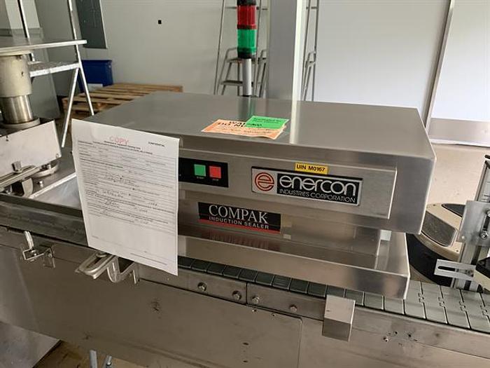 Used ENERCON 2KW  induction sealer with tunnel head