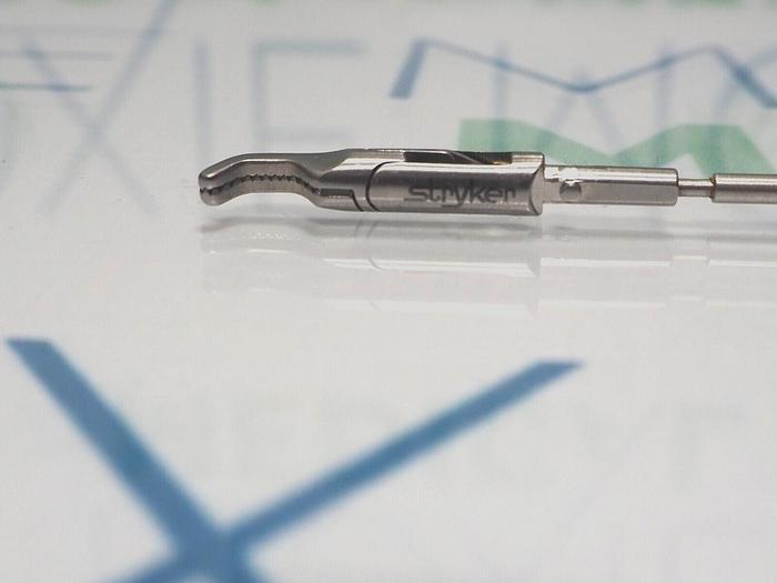 Used Stryker 250-080-694 Serrated Curved Grasper Forceps, Laparoscopy, Insert
