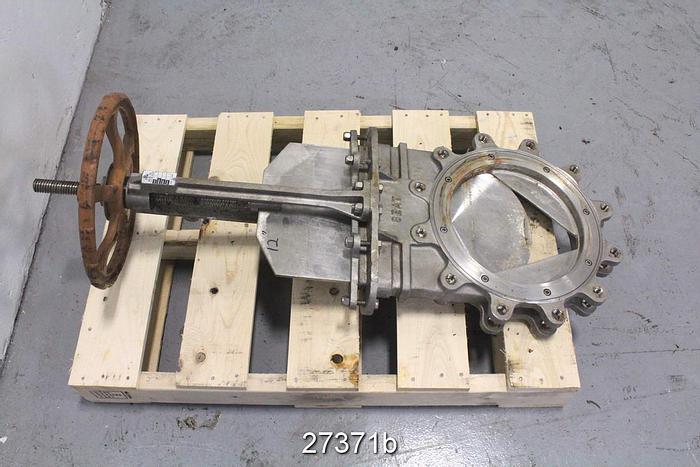 Used 12" Hand Operated V-Port Knife Gate Valve #27371