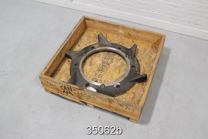 Unused Beloit D54 Shark Pulper Rotor, 6-Vane Unused #35062