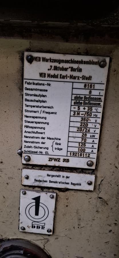 Used Frezarka do kół zębatych ZFWZ 315