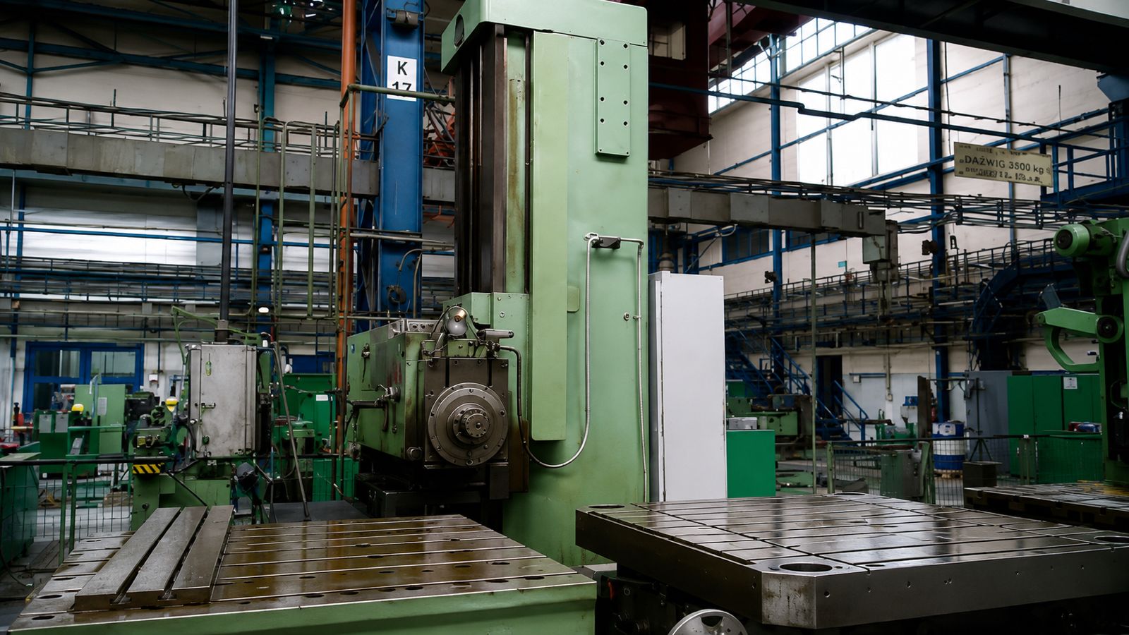 Used Wytaczarka płytowa TOS WD 130
