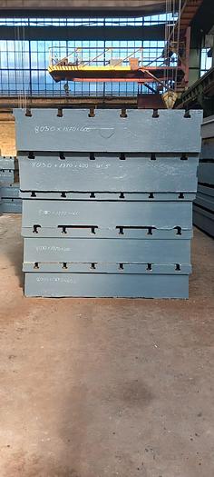 Used Płyty montażowe z rowkami teowymi