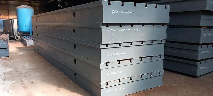 Used Płyty montażowe z rowkami teowymi